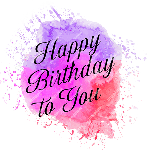 Happy Birthday Text PNG png