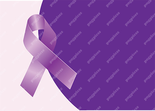 World Cancer Day Ribbon with Background PNG png