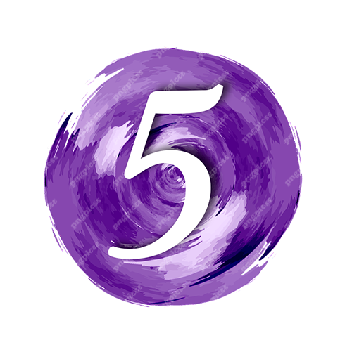 5 fivewith background PNG png